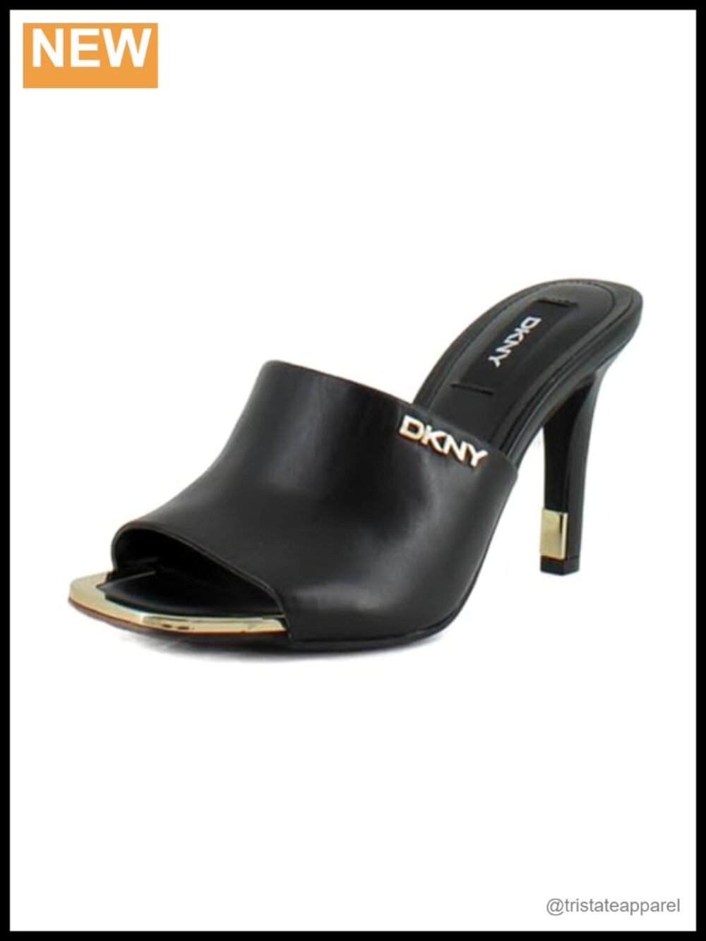 Open Toe Stiletto Heel Mule Dress Sandals Slip On